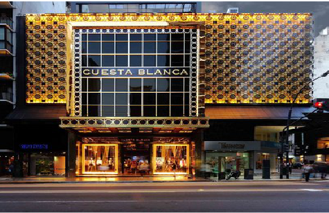 白河门头设计与商业空间的纽带。