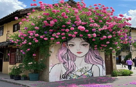 白河怎么设计网红打卡墙绘