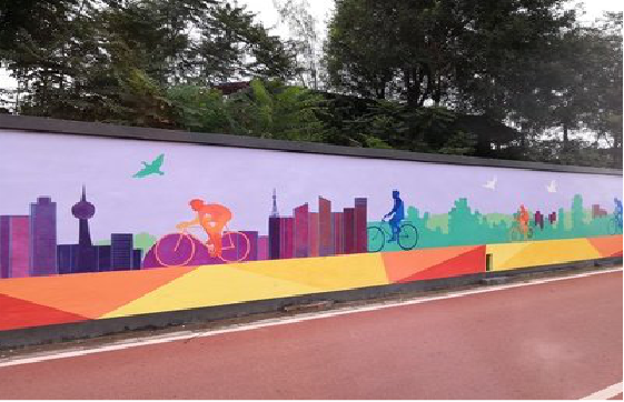 白河墙体彩绘-围墙