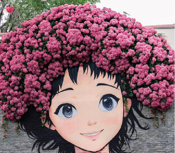 白河墙体彩绘-网红墙打卡