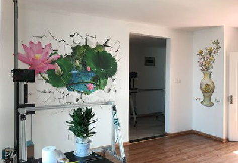 白河墙体彩绘相比墙纸的优势。