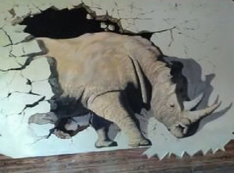 白河在墙绘中，如何绘制3D效果？